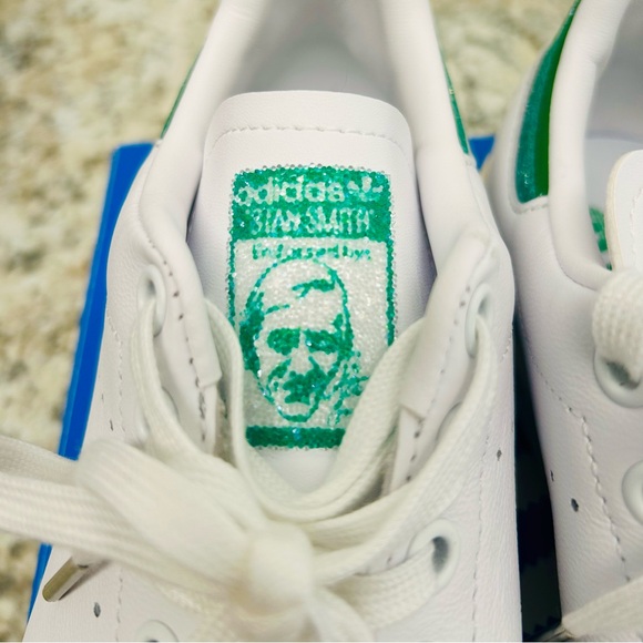 adidas LIMTED EDITION Stan Smith X Swarovski crystal Sneakers M5.5/W7 - Picture 4 of 6